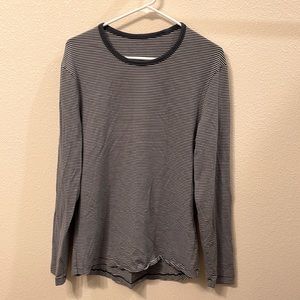 Lululemon - Men's - Long Sleeve - Blue - White - Medium